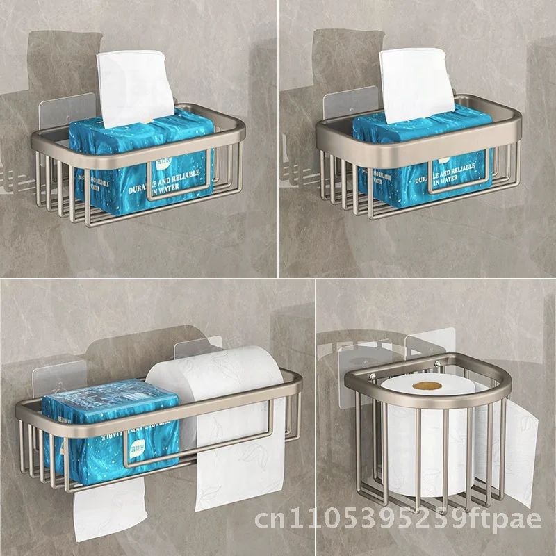 Gun Ash Toilet Tissue Box Roll Paper Holder Wall-Mounted Storage Rack Modern Minimalist Aluminum Space Grey for Living Room
Gun Ash Toilet Tissue Box Roll Paper Holder Wall-Mounted Storage Rack Modern Minimalist Aluminum Space Grey for Living Room
