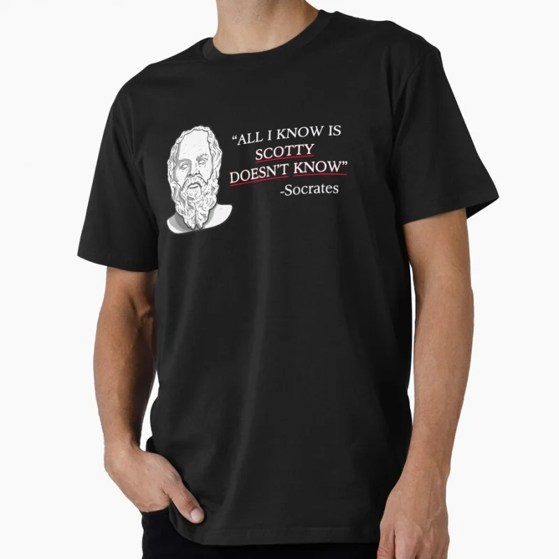 True Knowledge! Socrates Stoicism Gift t shirt Funny Stoic Philosophy Graphic Clothes Short Sleeve All size Tops S-6XL
True Knowledge! Socrates Stoicism Gift t shirt Funny Stoic Philosophy Graphic Clothes Short Sleeve All size Tops S-6XL