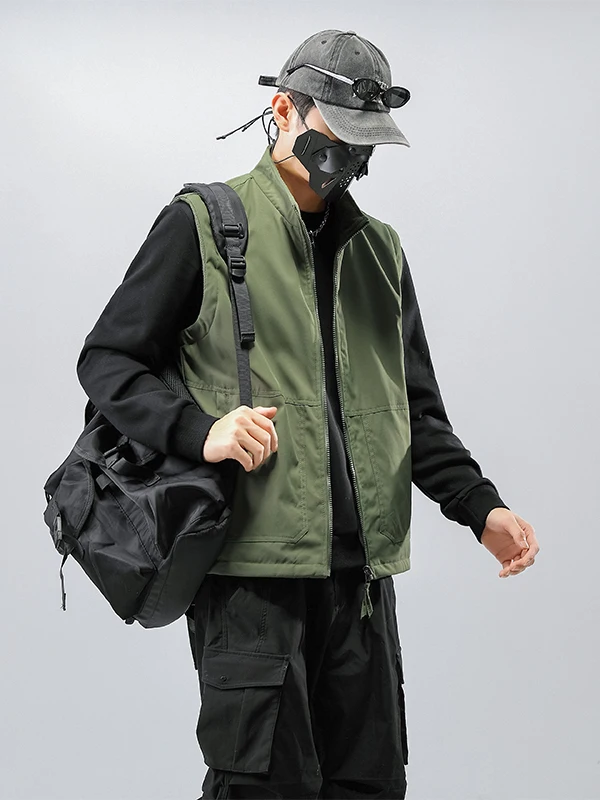 Водонепроницаемый уличный рабочий жилет для осени и зимы, свободного кроя, с воротником-стойкой, ветрозащитный, из полиэстера, нейлона и композитного волокна
Водонепроницаемый уличный рабочий жилет для осени и зимы, свободного кроя, с воротником-стойкой, ветрозащитный, из полиэстера, нейлона и композитного волокна