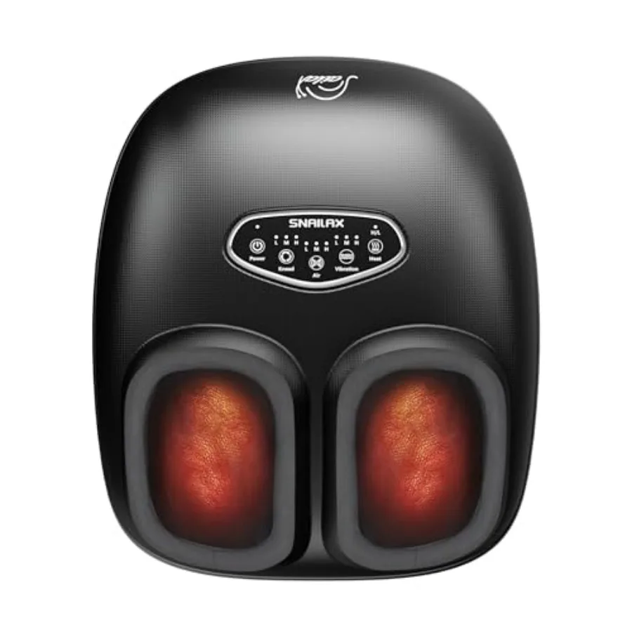 Shiatsu Foot Massager with Heat, Deep Kneading, Compression, Vibration, Feet Massager Machine for Plantar Fasciitis, Neuropathy
Shiatsu Foot Massager with Heat, Deep Kneading, Compression, Vibration, Feet Massager Machine for Plantar Fasciitis, Neuropathy