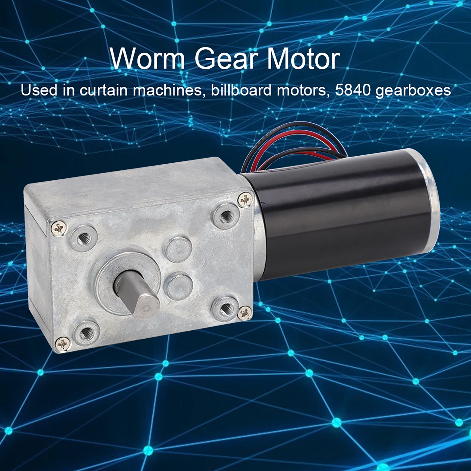 1PC 5840GW Worm Gear Speed Reducer Motor 31mm Permanent Magnet Brush Geared Motor DC 12V 24V High Torque Low RPM for Automation
1PC 5840GW Worm Gear Speed Reducer Motor 31mm Permanent Magnet Brush Geared Motor DC 12V 24V High Torque Low RPM for Automation