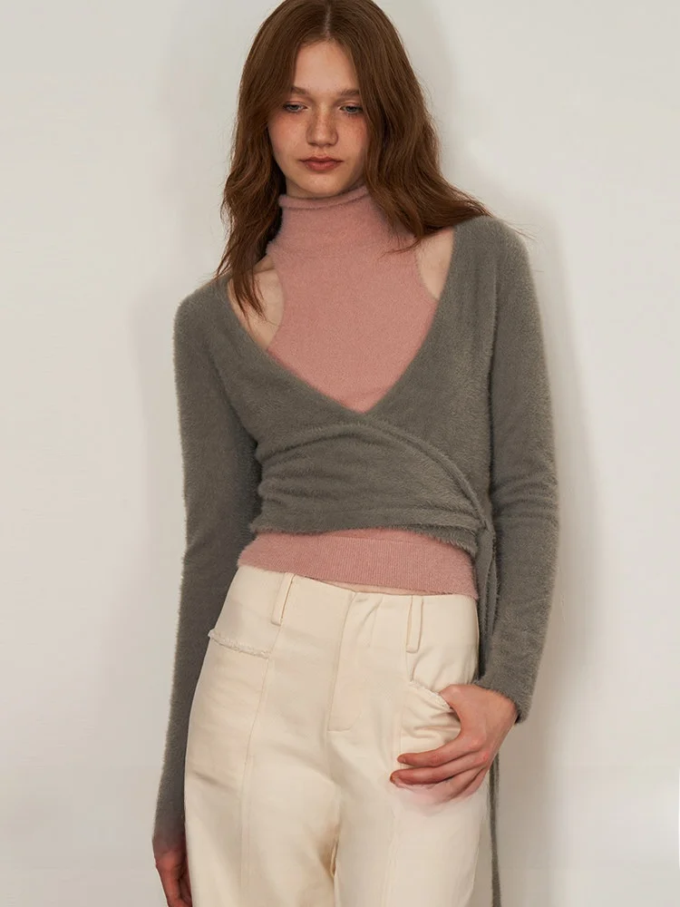 Мягкий специальный норковый вязаный жилет, кардиган, комплект из двух предметов с запахом, круглый Ne для поездок на работу, зимняя коллекция, нейлоновое волокно
Мягкий специальный норковый вязаный жилет, кардиган, комплект из двух предметов с запахом, круглый Ne для поездок на работу, зимняя коллекция, нейлоновое волокно