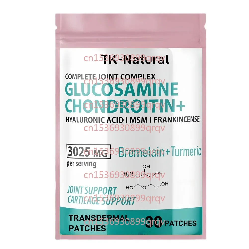 30 трансдермальных пластырей с глюкозамином, хондроитином, куркумой и босвеллией - Поддержка суставов
30 трансдермальных пластырей с глюкозамином, хондроитином, куркумой и босвеллией - Поддержка суставов