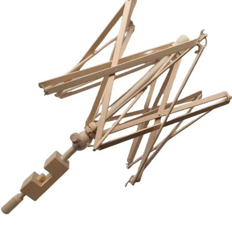 Wooden winding machine, hand-cranked quick wire rotation, wool winding umbrella frame, hand-woven tool
Wooden winding machine, hand-cranked quick wire rotation, wool winding umbrella frame, hand-woven tool