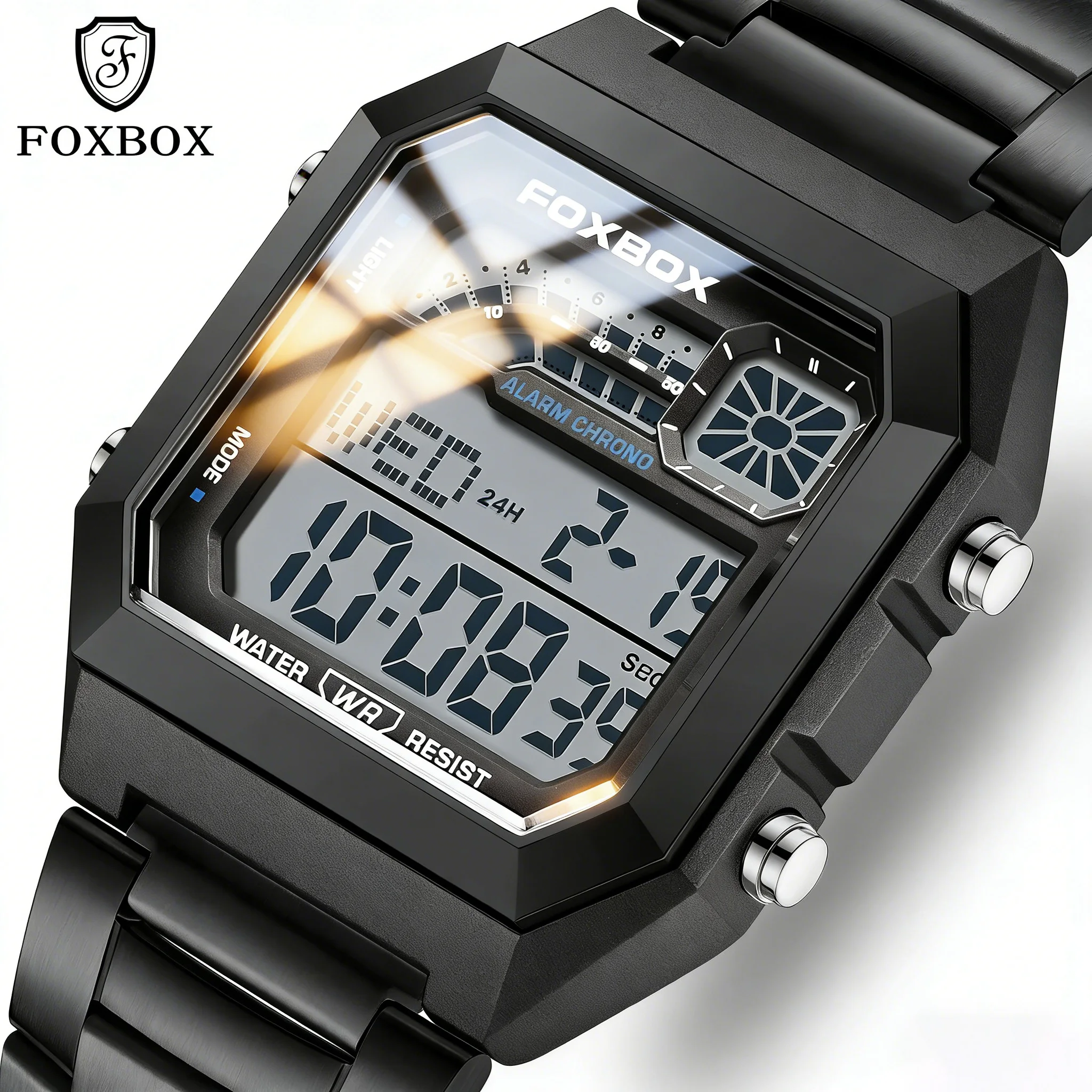 FOXBOX Mens Watches Top Brand Luxury Business Digital Watch Fashion LED Display Luminous Electronic Watch for Men
FOXBOX Mens Watches Top Brand Luxury Business Digital Watch Fashion LED Display Luminous Electronic Watch for Men