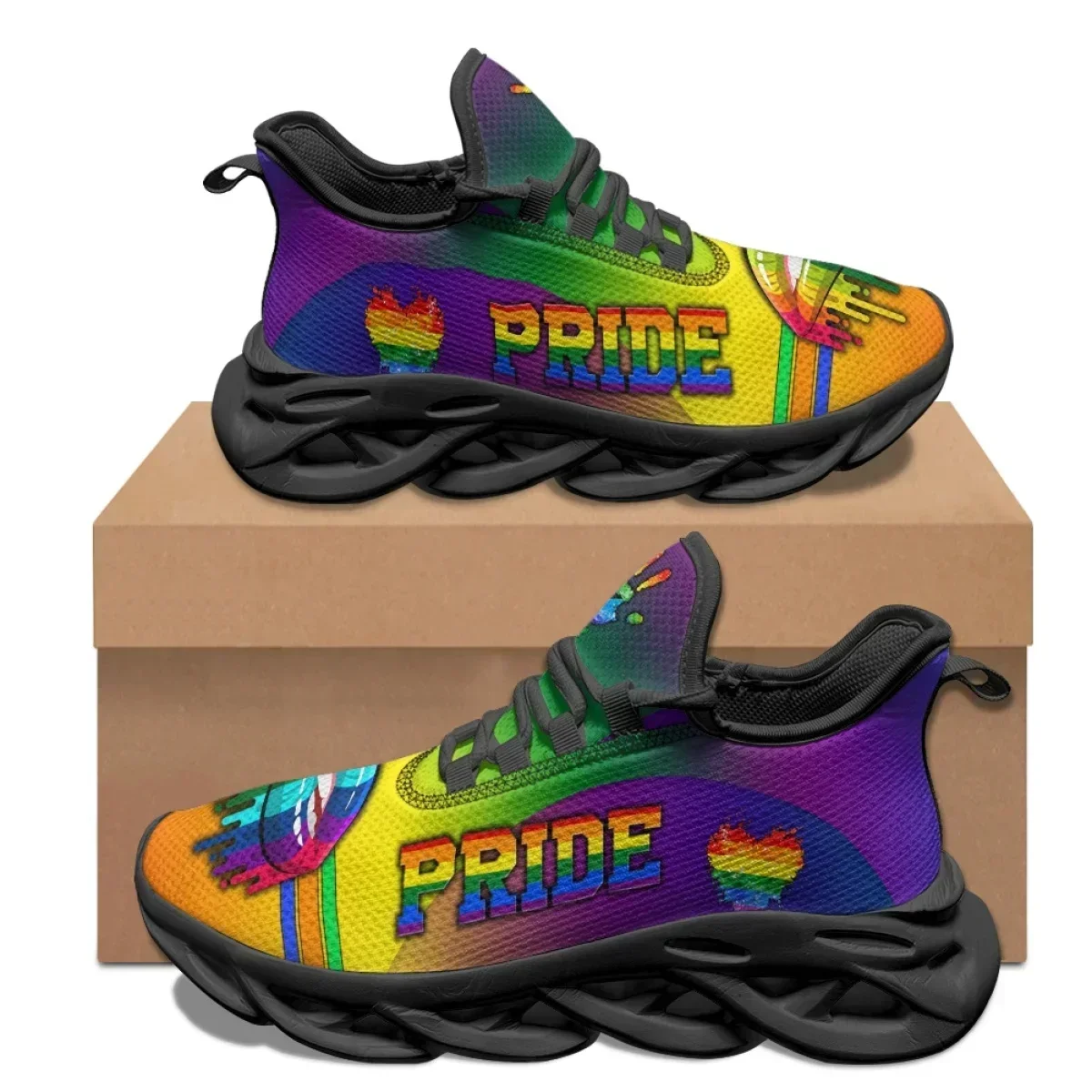 Personalized Lgbt Pride Designer Non-Slip Basketball Shoes Lace Up Women Outdoor Popular Sneakers Durable Travel Fitness Flats
Personalized Lgbt Pride Designer Non-Slip Basketball Shoes Lace Up Women Outdoor Popular Sneakers Durable Travel Fitness Flats