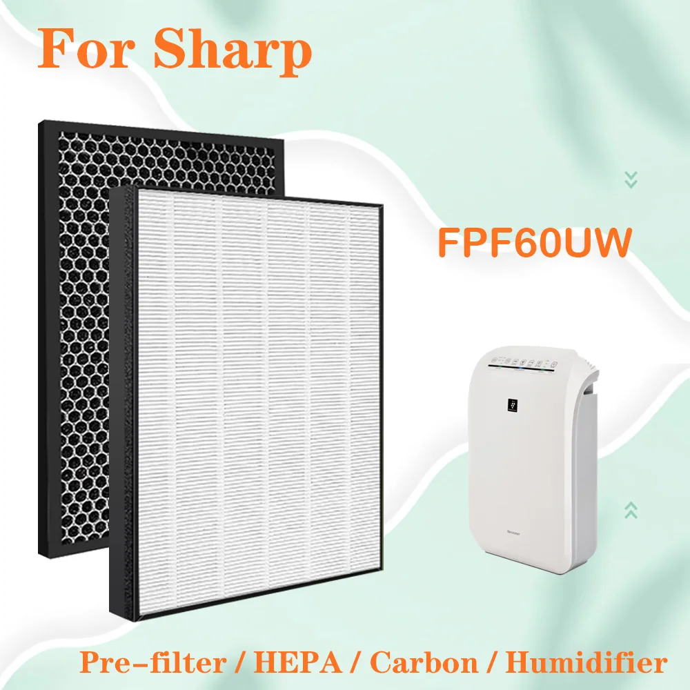 For Sharp FPF60UW Air Purifier filter Replacement HEPA Carbon Filter FZF60HFU FZF60DFU
For Sharp FPF60UW Air Purifier filter Replacement HEPA Carbon Filter FZF60HFU FZF60DFU