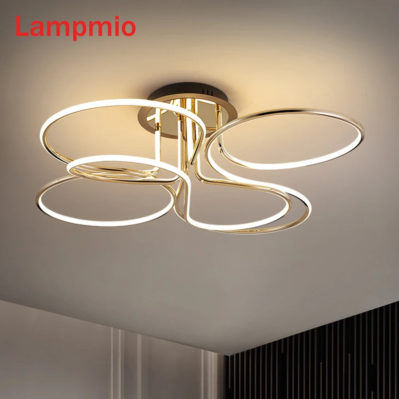 2022 New Arrival Designer Modern Ceiling Lights With Ring For Living Room Golden Base Deco Lighting Bedroom Lustres
2022 New Arrival Designer Modern Ceiling Lights With Ring For Living Room Golden Base Deco Lighting Bedroom Lustres