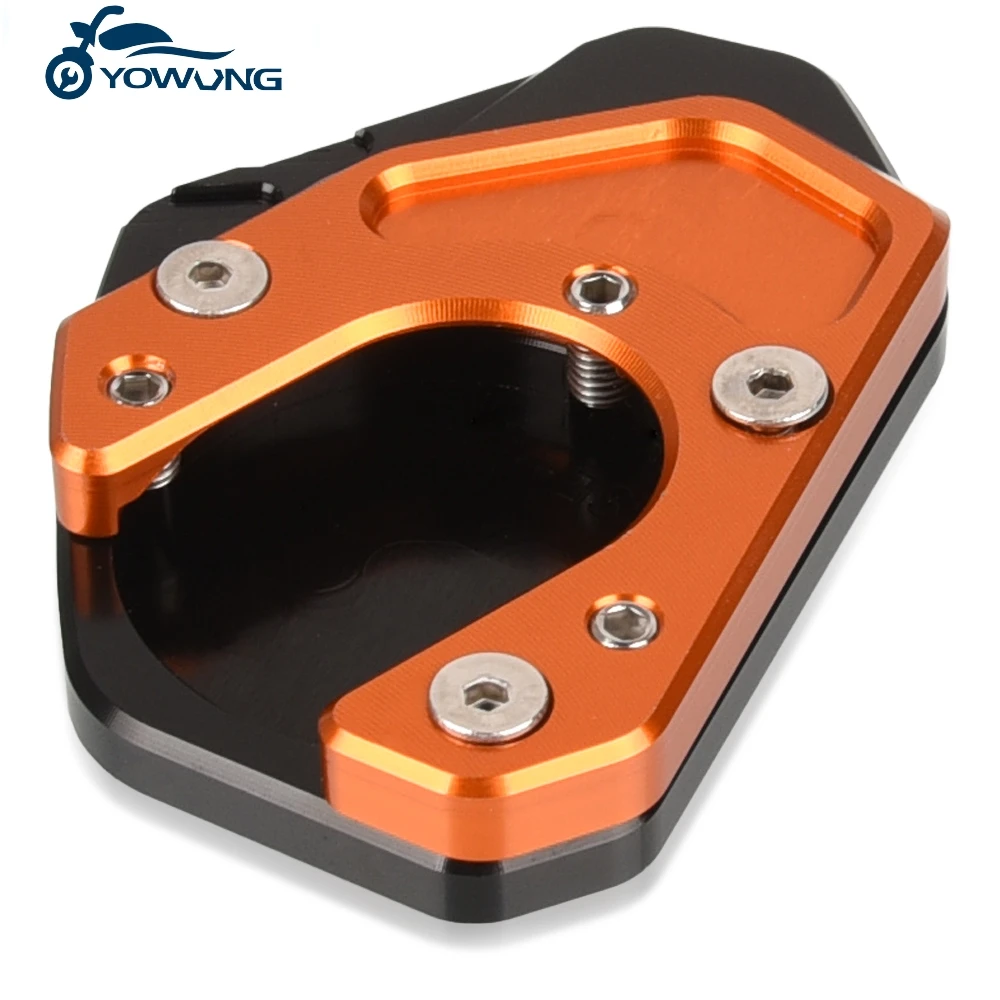 For RC125 RC200 RC390 2014 2015 2016 2017 2018 2019-2023 Motorcycle Side Stand Pad Plate Kickstand Enlarger Support Pad Plate
For RC125 RC200 RC390 2014 2015 2016 2017 2018 2019-2023 Motorcycle Side Stand Pad Plate Kickstand Enlarger Support Pad Plate