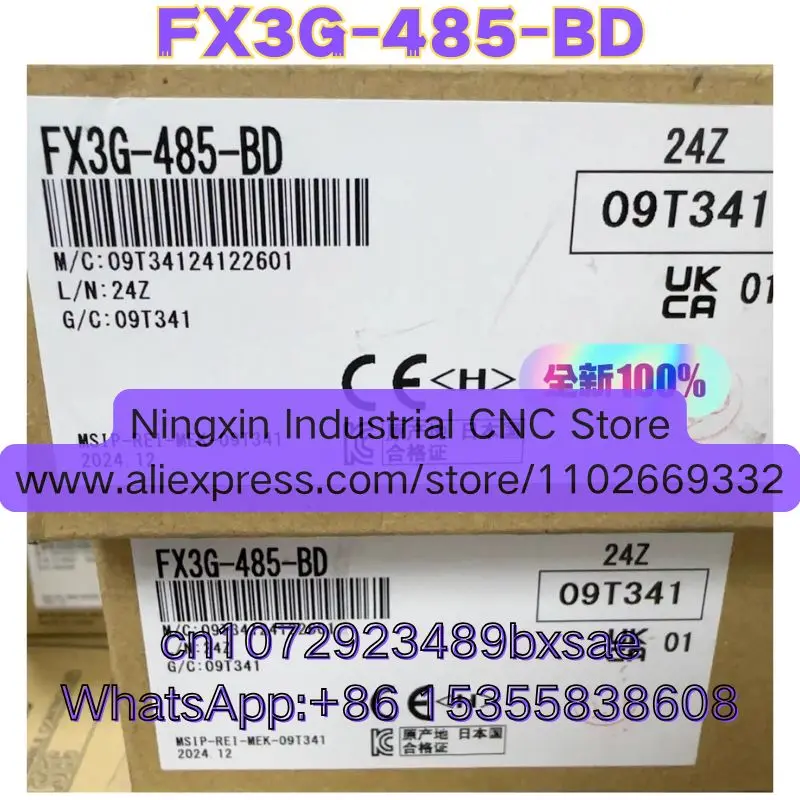 Новейший коммуникационный модуль FX3G-485-BD, абсолютно новый, FX3G 485 BD
Новейший коммуникационный модуль FX3G-485-BD, абсолютно новый, FX3G 485 BD