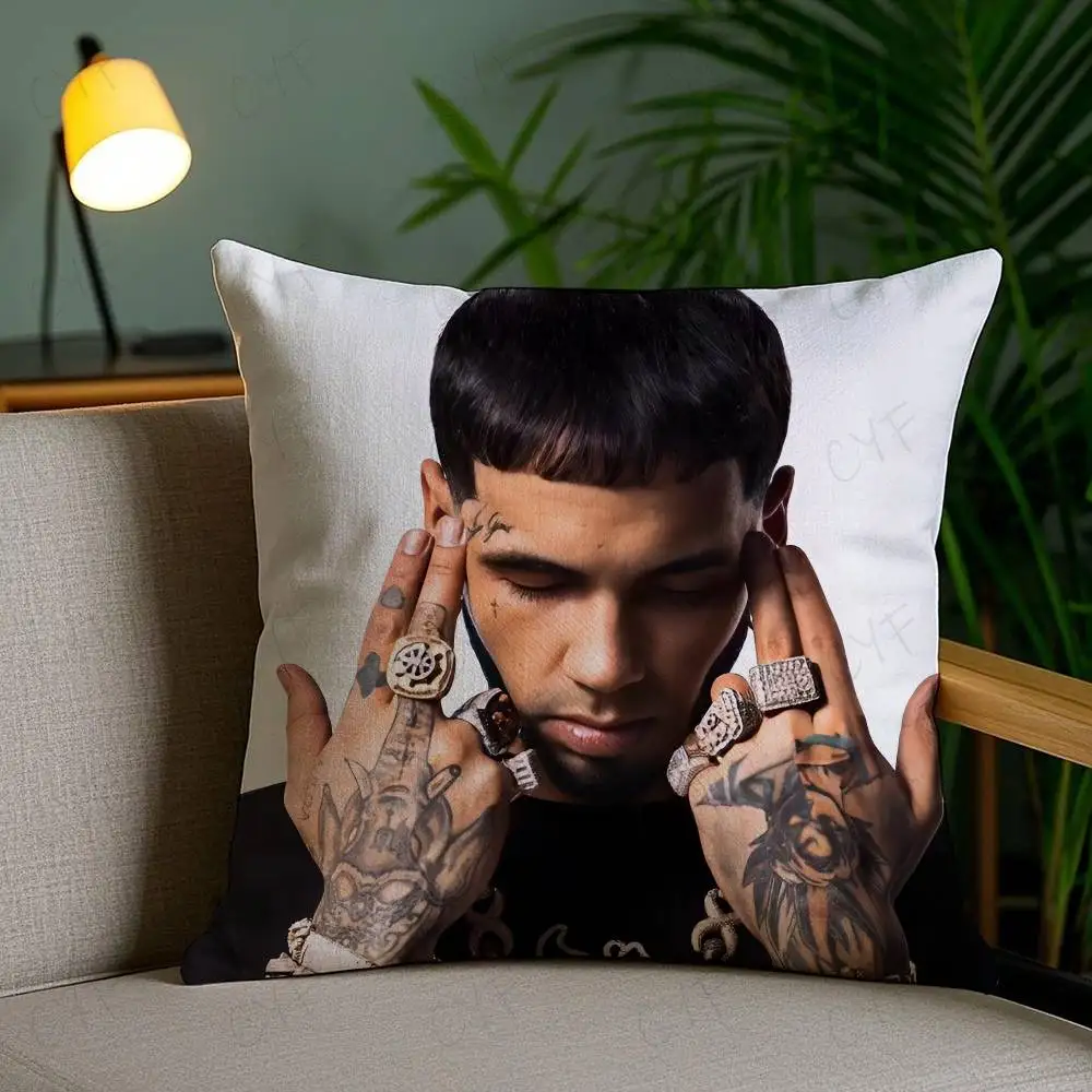 Rapper A-Anuel AA Pillow Case Custom Printed Brushed Fleece Pillow, Baby Skin-Touch, Eco-Friendly Dye-Sublimation Cushion for Ho
Rapper A-Anuel AA Pillow Case Custom Printed Brushed Fleece Pillow, Baby Skin-Touch, Eco-Friendly Dye-Sublimation Cushion for Ho