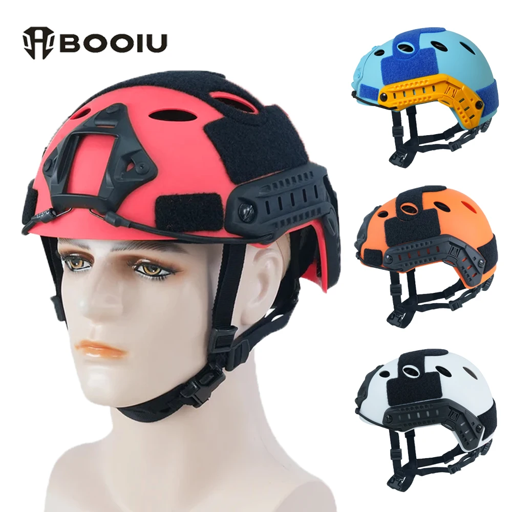 BOOIU новый шлем FAST из АБС-пластика, легкий спасательный шлем для пиджа, регулируемая окружность головы, защитное оборудование CS для стрельбы на открытом воздухе
BOOIU новый шлем FAST из АБС-пластика, легкий спасательный шлем для пиджа, регулируемая окружность головы, защитное оборудование CS для стрельбы на открытом воздухе