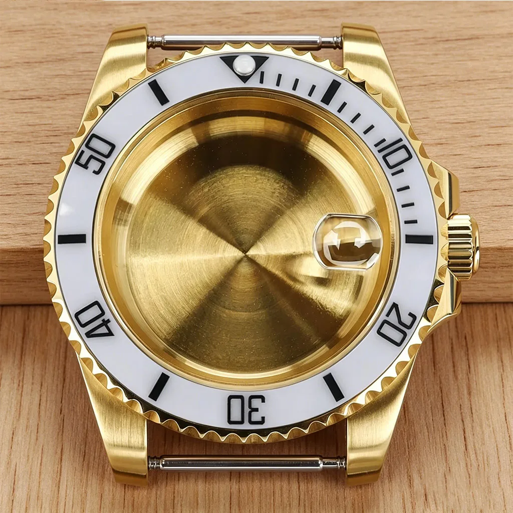Golden 40MM Women's Luxury Watch Case Sapphire Glass For SUB NH35 NH36 NH38/34 Miyota 8215 ETA 2824 Movt 316L Steel Modify Parts
Golden 40MM Women's Luxury Watch Case Sapphire Glass For SUB NH35 NH36 NH38/34 Miyota 8215 ETA 2824 Movt 316L Steel Modify Parts