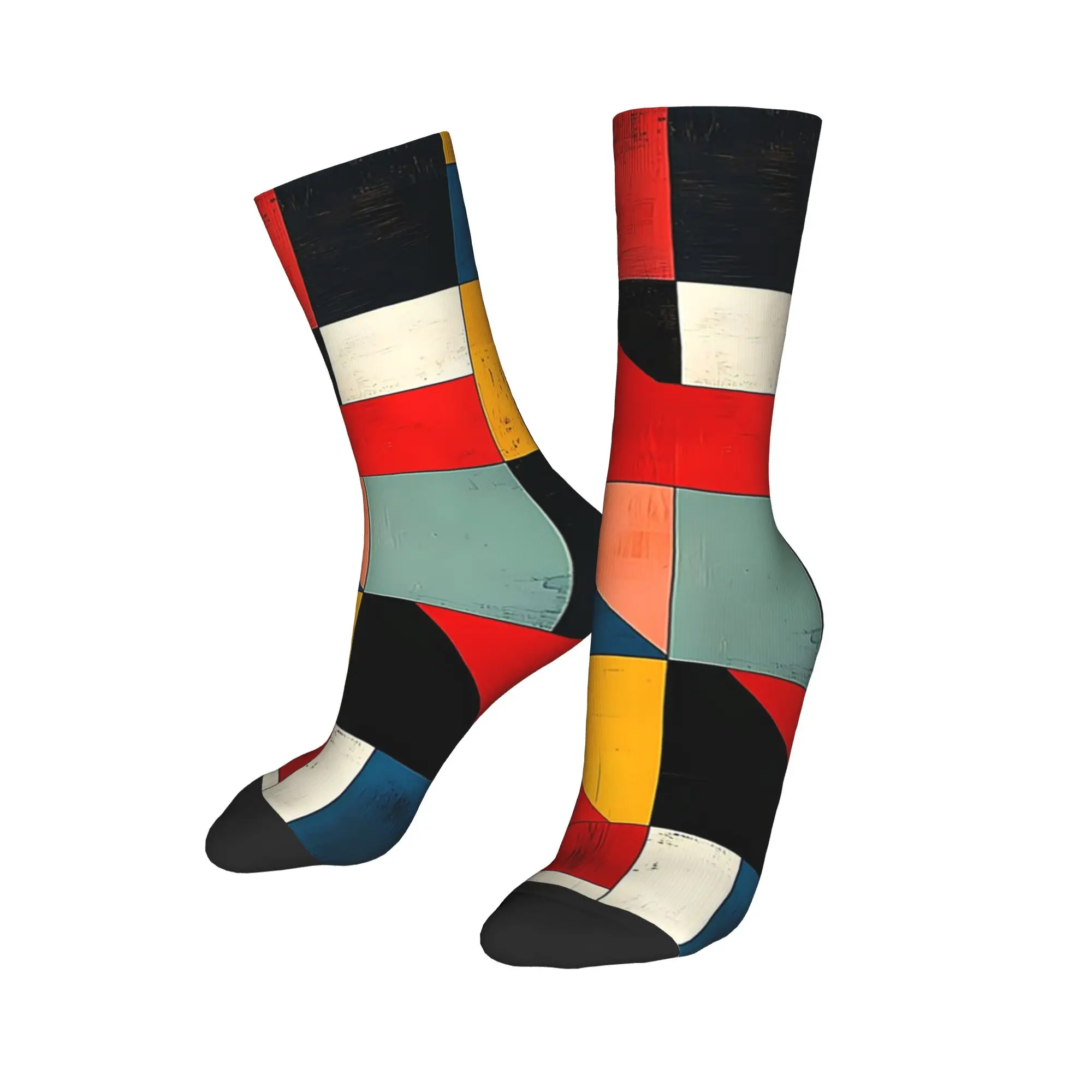 Носки на все сезоны, красочные абстрактные геометрические носки в стиле пэчворк, длинные носки в стиле Харадзюку, хип-хоп, аксессуары для мужчин и женщин
Носки на все сезоны, красочные абстрактные геометрические носки в стиле пэчворк, длинные носки в стиле Харадзюку, хип-хоп, аксессуары для мужчин и женщин