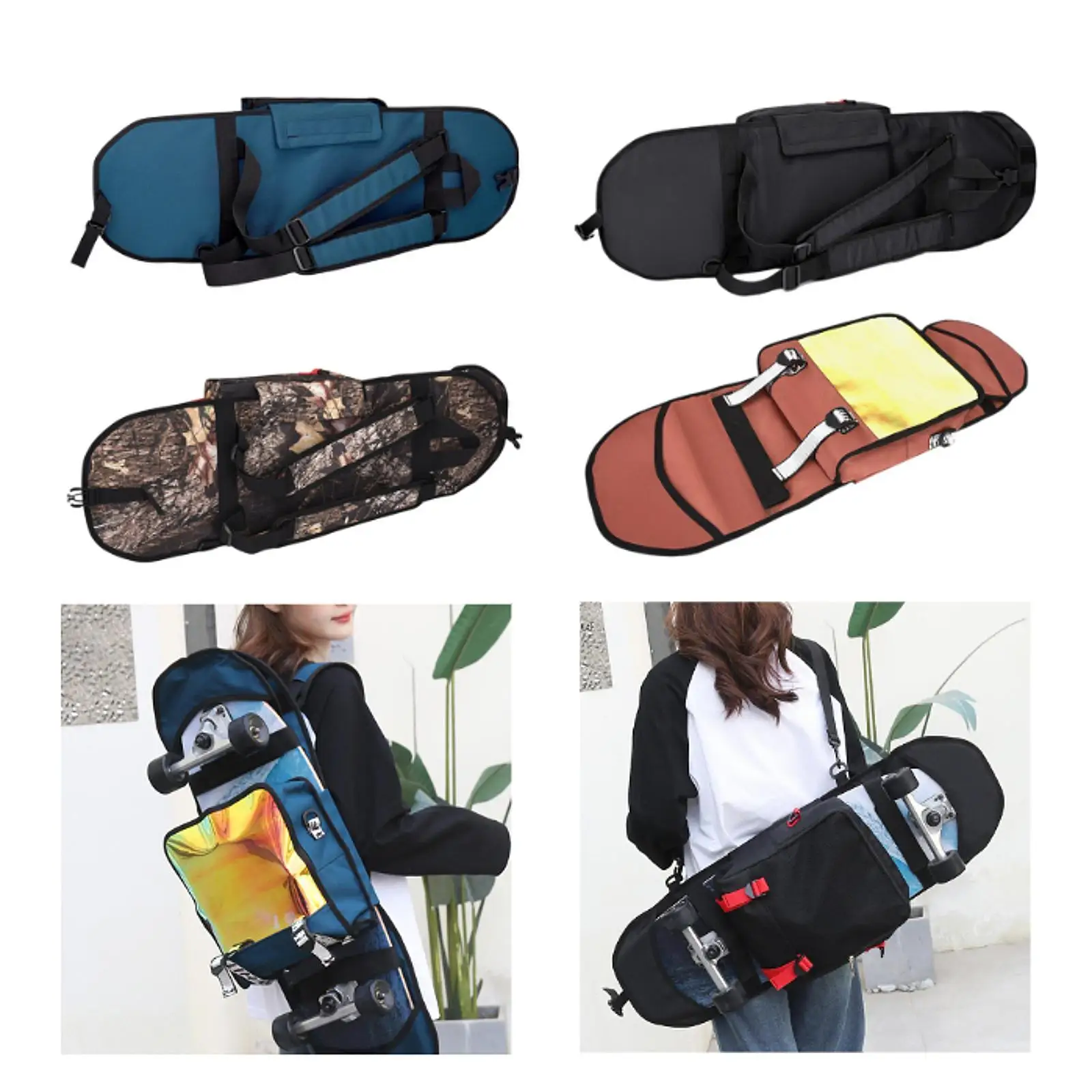 Skateboard Backpack Holder Adjustable Straps Skateboard Bag Longboard Bag Shoulder Bag for Enthusiasts Travel Women Outdoor
Skateboard Backpack Holder Adjustable Straps Skateboard Bag Longboard Bag Shoulder Bag for Enthusiasts Travel Women Outdoor