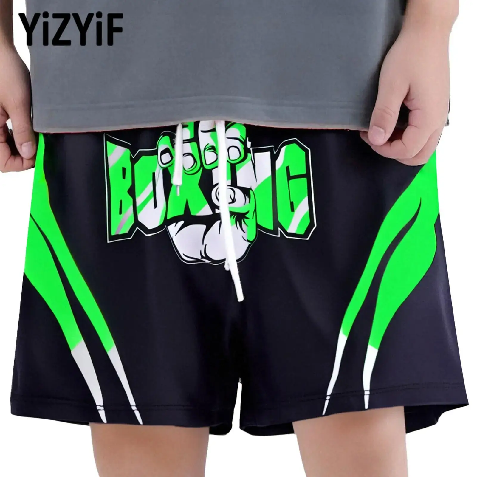 Kids Boys Muay Thai Fight Kickboxing Shorts Drawstring Stretchy Shorts Children Fitness Bottoms Gym Training Sports Active Wear
Kids Boys Muay Thai Fight Kickboxing Shorts Drawstring Stretchy Shorts Children Fitness Bottoms Gym Training Sports Active Wear