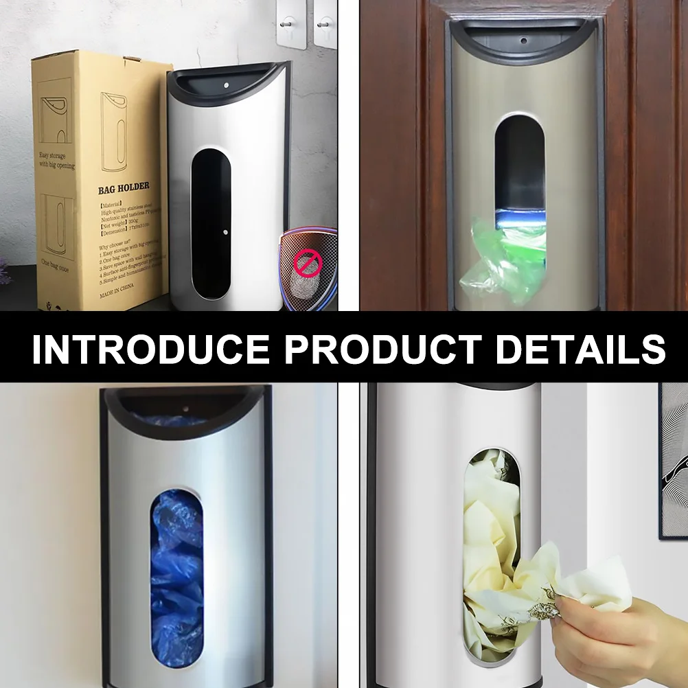 Stainless Steel Storage Box Organization and Kitchen Organizer Litter Bags Magnet Grocery Holder Container Trash
Stainless Steel Storage Box Organization and Kitchen Organizer Litter Bags Magnet Grocery Holder Container Trash