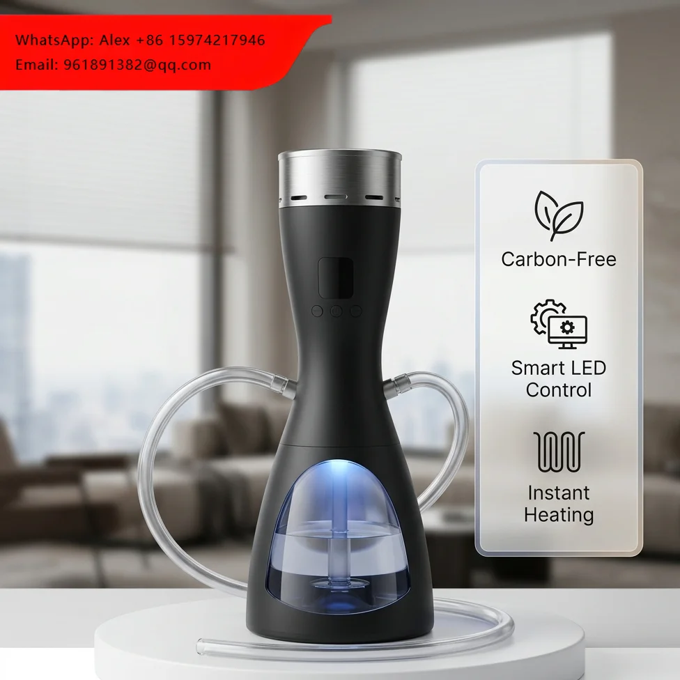 Luxury Portable Electric Hookah Set With LED Lights For Carbon Free Shisha Experience
Luxury Portable Electric Hookah Set With LED Lights For Carbon Free Shisha Experience
