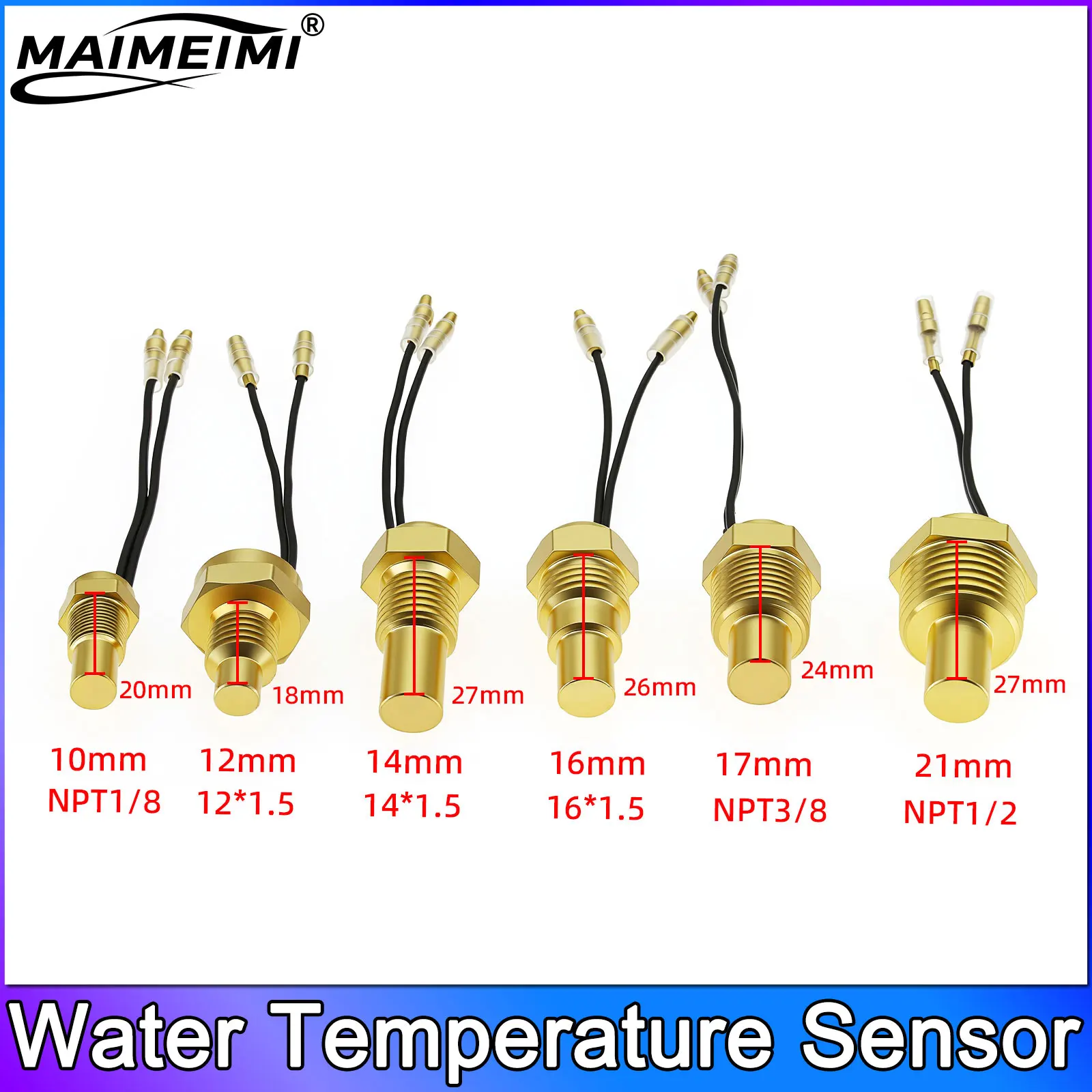 QC Racing Car meter Oil Temp Sensor Water Temperature Sensor Thread Head Plug for 12V/24V Car Truck Digital 10MM 14MM 17MM 21MM
QC Racing Car meter Oil Temp Sensor Water Temperature Sensor Thread Head Plug for 12V/24V Car Truck Digital 10MM 14MM 17MM 21MM