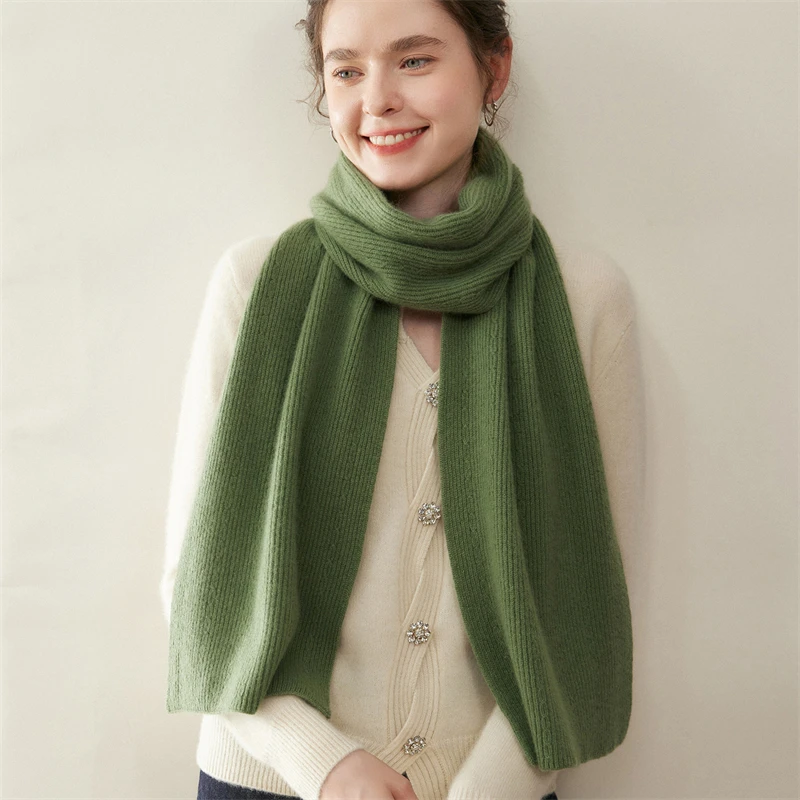 A-Class 100% Pure Cashmere Scarf Women's Knitted Scarf Fashion Solid Color Scarf Soft Comfortable Luxury Neck Protection Winter
A-Class 100% Pure Cashmere Scarf Women's Knitted Scarf Fashion Solid Color Scarf Soft Comfortable Luxury Neck Protection Winter