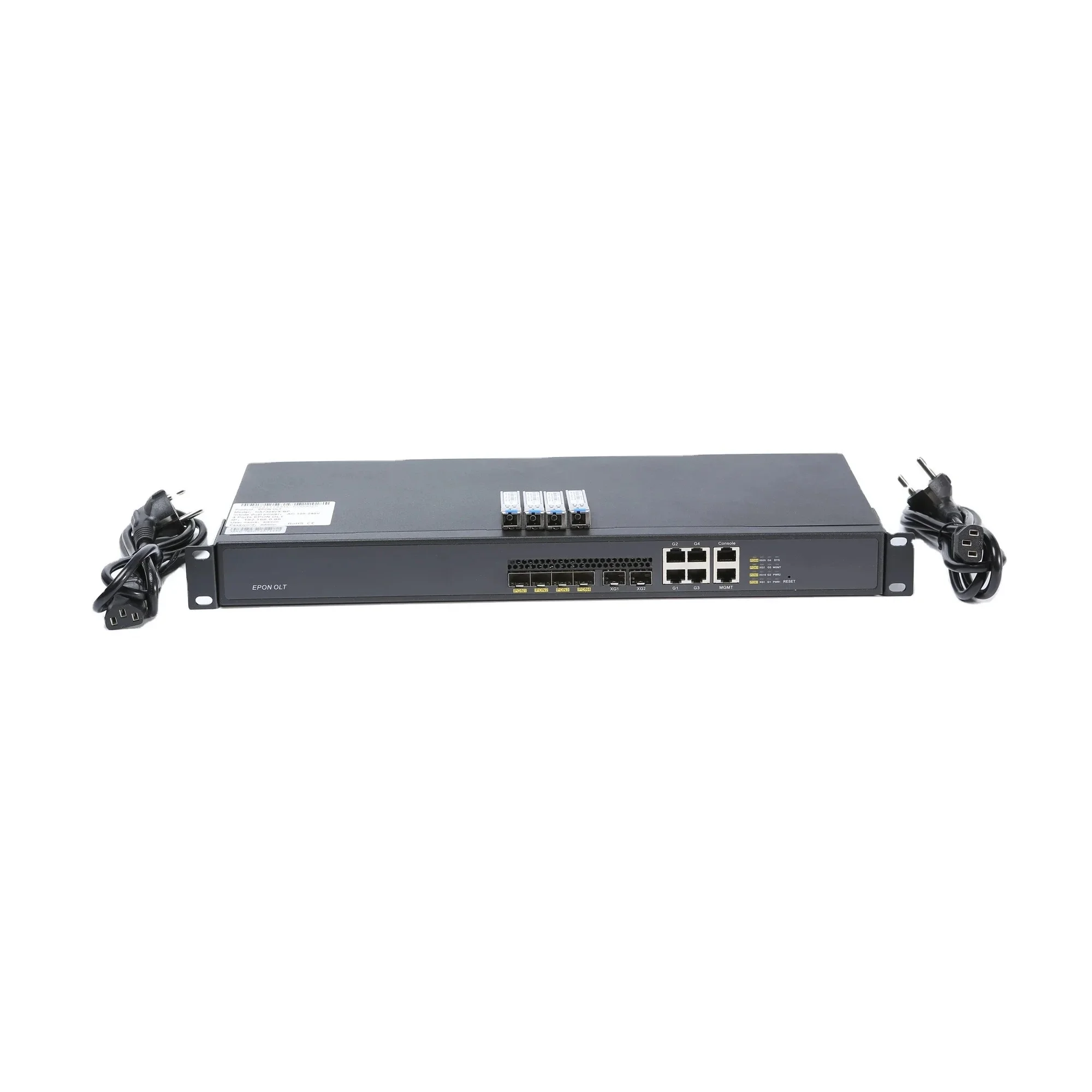 HiOSO 4PON 1U rack type EPON OLT Fiber Optic Equipment FTTx 4 Ports 10G+ SFP Ports Mini OLT FTTH With Pon Modules For
HiOSO 4PON 1U rack type EPON OLT Fiber Optic Equipment FTTx 4 Ports 10G+ SFP Ports Mini OLT FTTH With Pon Modules For