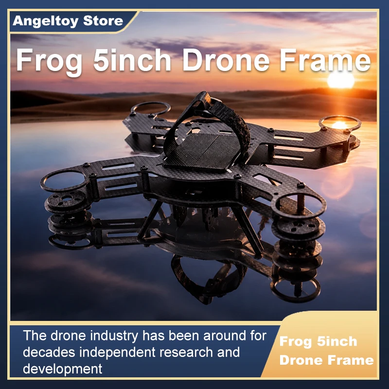B-CUBE Frog 5inch FPV Drone Frame Kit Carbon Fiber Racing Drone Quadcopter Freestyle INAV Beatflight F722 M10 GPS Flight Control
B-CUBE Frog 5inch FPV Drone Frame Kit Carbon Fiber Racing Drone Quadcopter Freestyle INAV Beatflight F722 M10 GPS Flight Control
