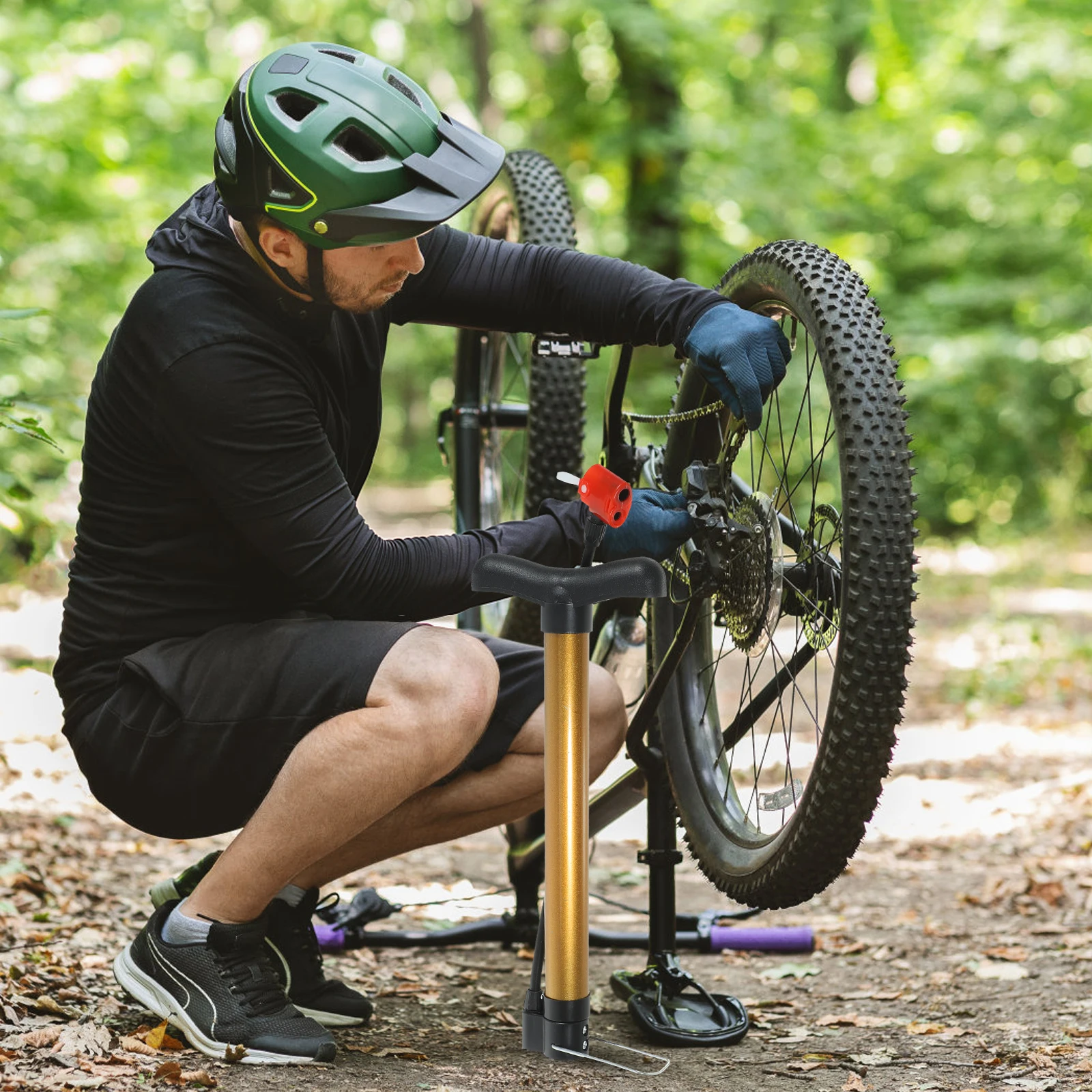 Portable Bike Air For Tire Inflation Tool Professional Cycle Pump Foot Pedal High Pressure Compact Lightweight Durable Plastic
Portable Bike Air For Tire Inflation Tool Professional Cycle Pump Foot Pedal High Pressure Compact Lightweight Durable Plastic