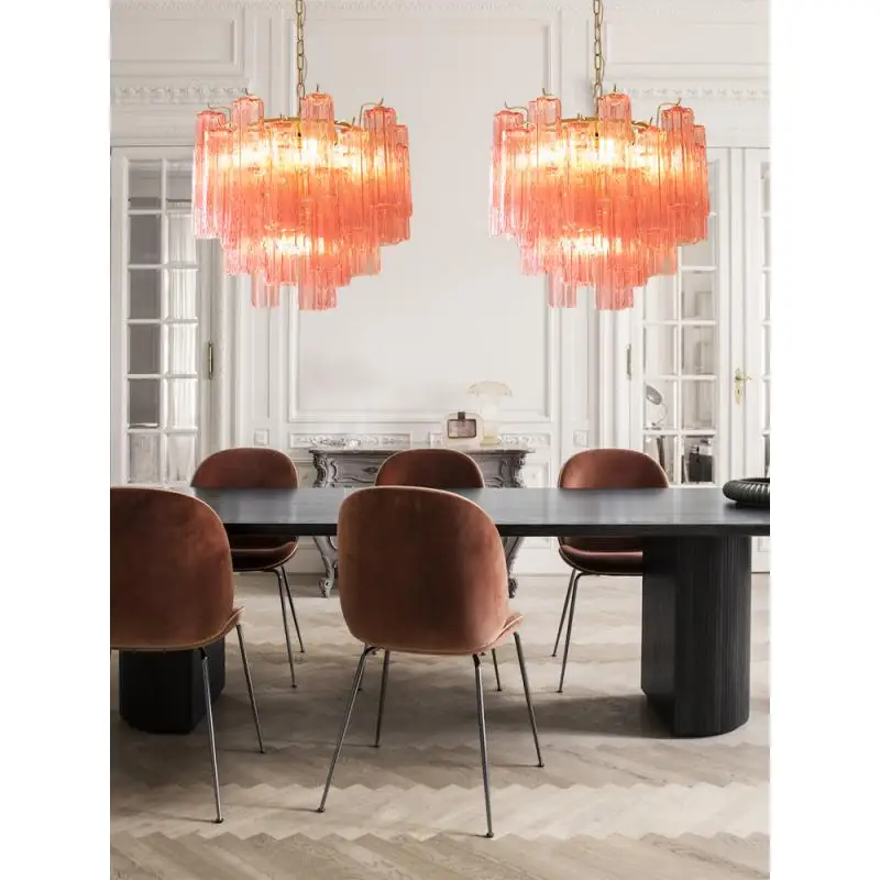 French Color-shaded Lustrous Glass Chandelier for Living Room High-End Restaurant Home Decor Interior Lighting
French Color-shaded Lustrous Glass Chandelier for Living Room High-End Restaurant Home Decor Interior Lighting