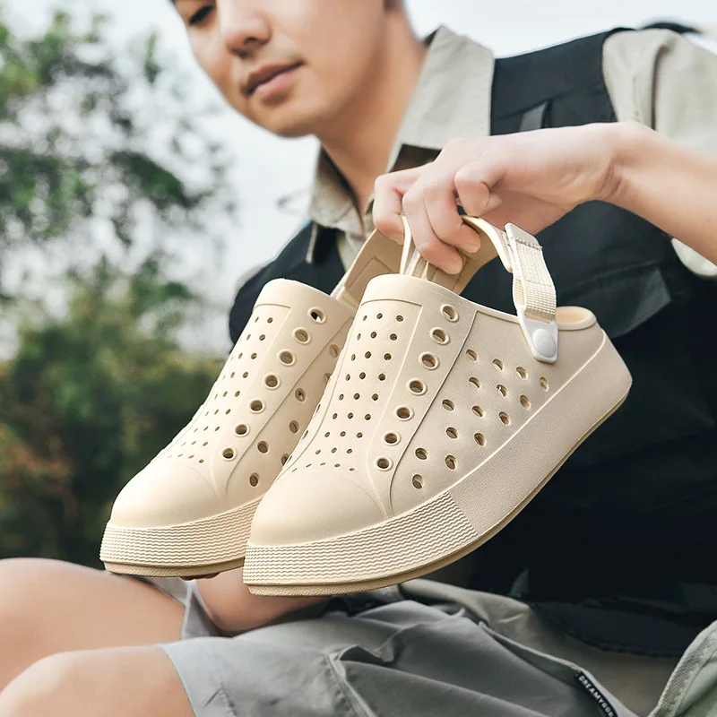 Men's Summer Non-Slip Sandals Outdoor Slippers Men and Women Hollow Beach Sandals Breathable Water Shoes Dropshipping
Men's Summer Non-Slip Sandals Outdoor Slippers Men and Women Hollow Beach Sandals Breathable Water Shoes Dropshipping