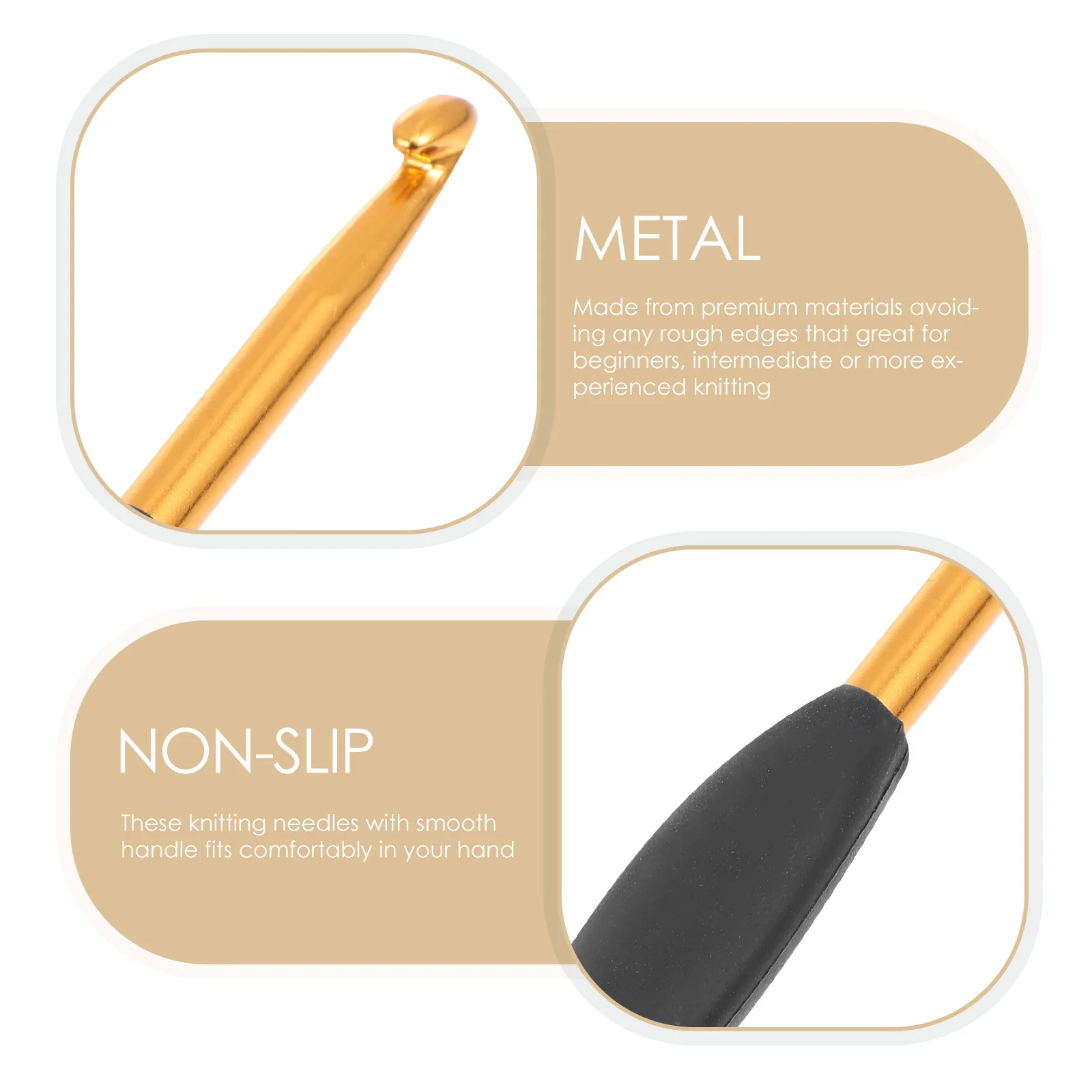 1Set Complete Knitting Needle Set Strong Smooth Finish Ideal for Scarf Sweater Making Crochet Kit for Beginners Handmade Craft
1Set Complete Knitting Needle Set Strong Smooth Finish Ideal for Scarf Sweater Making Crochet Kit for Beginners Handmade Craft