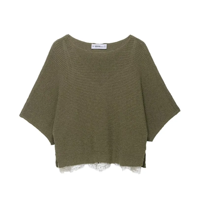 Contrast Knit Sweater Women Autumn Loose Boat Neck Sweater Long Sleeve Pullovers Female Y2K Oversize Crop Top
Contrast Knit Sweater Women Autumn Loose Boat Neck Sweater Long Sleeve Pullovers Female Y2K Oversize Crop Top