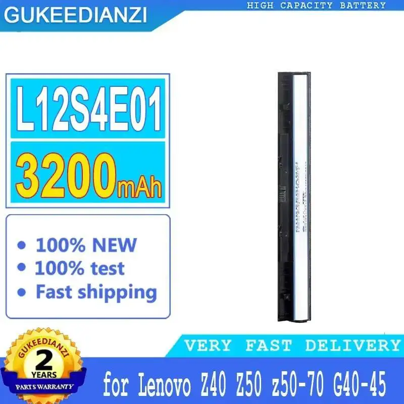 Laptop Battery L12S4E01 3200Mah For Lenovo Z40 Z50 Z50-70 G40-45 G50-30 G50-70 G50-75 G50-80 G400S G500S L12S4A02
Laptop Battery L12S4E01 3200Mah For Lenovo Z40 Z50 Z50-70 G40-45 G50-30 G50-70 G50-75 G50-80 G400S G500S L12S4A02