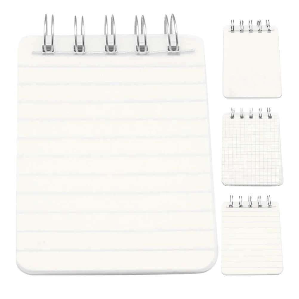 4 Pcs Mini Coil Notepad Student On The Turn School Memo Pads Tearable Notepads Writing Pp Portable
4 Pcs Mini Coil Notepad Student On The Turn School Memo Pads Tearable Notepads Writing Pp Portable