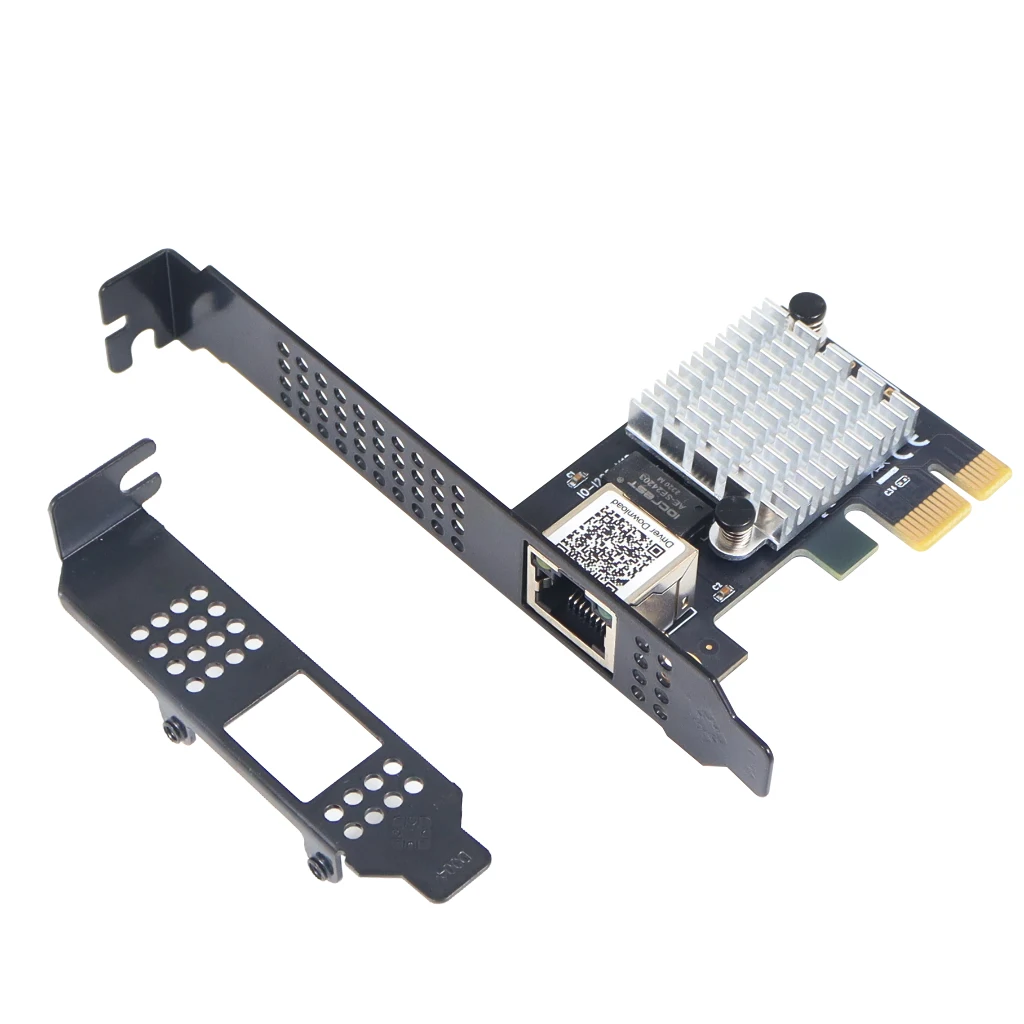 For Intel I225 Chips 100/1000M/2500M RJ45 Network adapter PCIe PCI Express 2.5g Gigabit Etherent Network Lan Card
For Intel I225 Chips 100/1000M/2500M RJ45 Network adapter PCIe PCI Express 2.5g Gigabit Etherent Network Lan Card