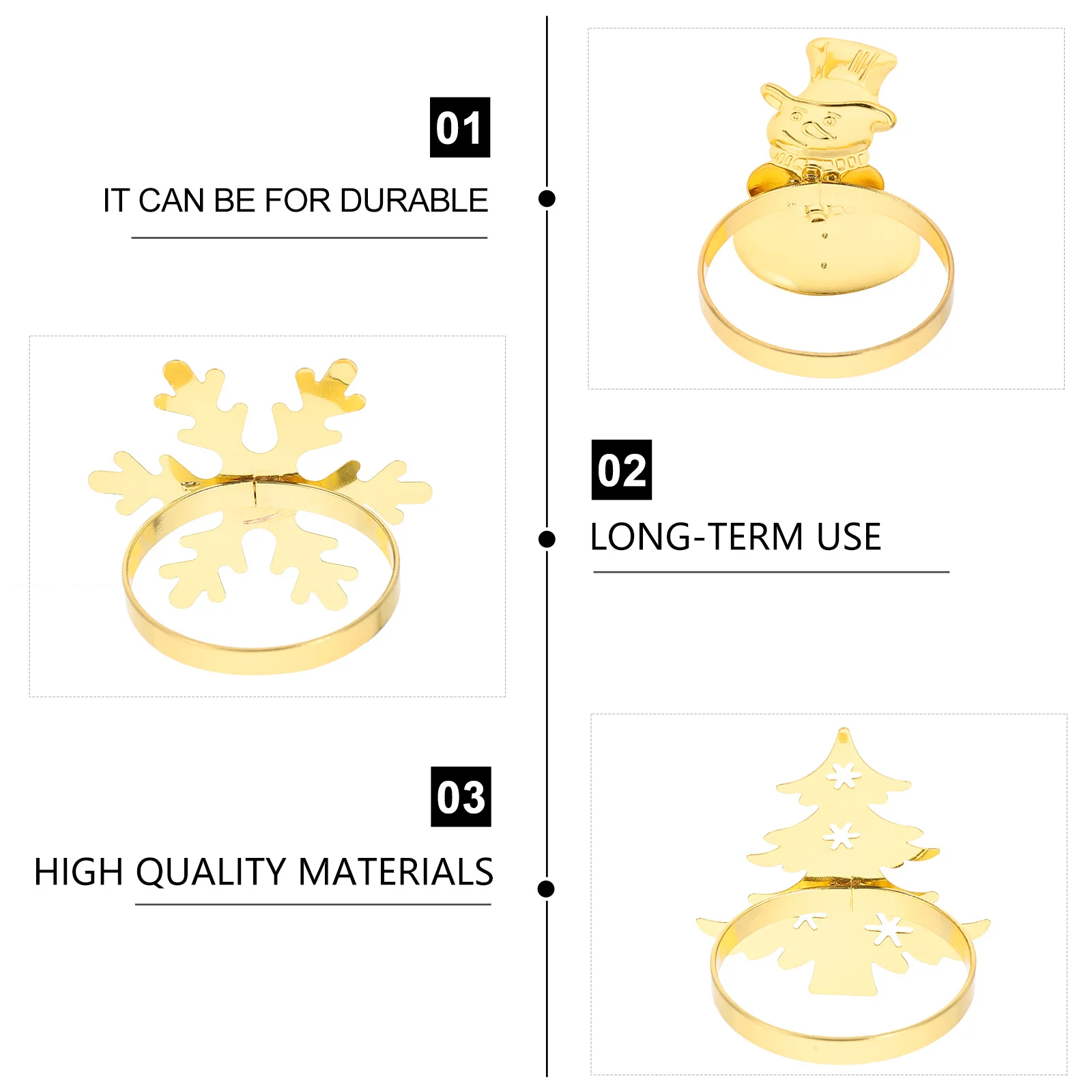 4 шт., рождественские кольца для салфеток, снежинка, Санта-Лось, дизайн, пряжки для салфеток для рождественской вечеринки, свадебного стола, домашний декор
4 шт., рождественские кольца для салфеток, снежинка, Санта-Лось, дизайн, пряжки для салфеток для рождественской вечеринки, свадебного стола, домашний декор