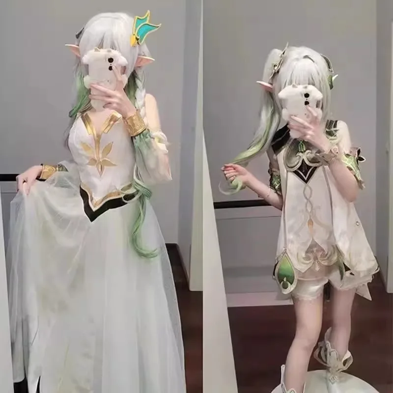 Nahida The Greater Lord Rukkhadevata Cosplay Genshin Impact Parent-child Costume Wig for Women Girls Carnival Party Roleplay
Nahida The Greater Lord Rukkhadevata Cosplay Genshin Impact Parent-child Costume Wig for Women Girls Carnival Party Roleplay