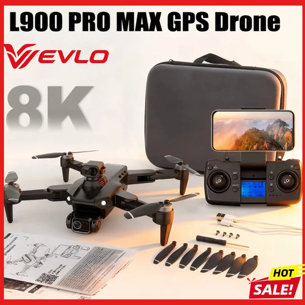 VEVLO 2026 New L900 Pro GPS Drone 4K HD Dual Camera 5G WiFi Brushless Foldable RC Quadcopter 1.2KM Long Distance Toy Gift
VEVLO 2026 New L900 Pro GPS Drone 4K HD Dual Camera 5G WiFi Brushless Foldable RC Quadcopter 1.2KM Long Distance Toy Gift