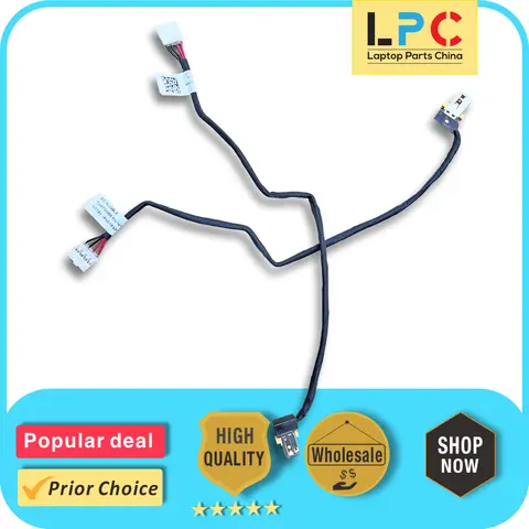 For Acer TravelMate B114-21 P214-51 P215-51 P215-51G 50.VJYN5.001 Series DC Power Jack Charging Port Socket Connector with Cable