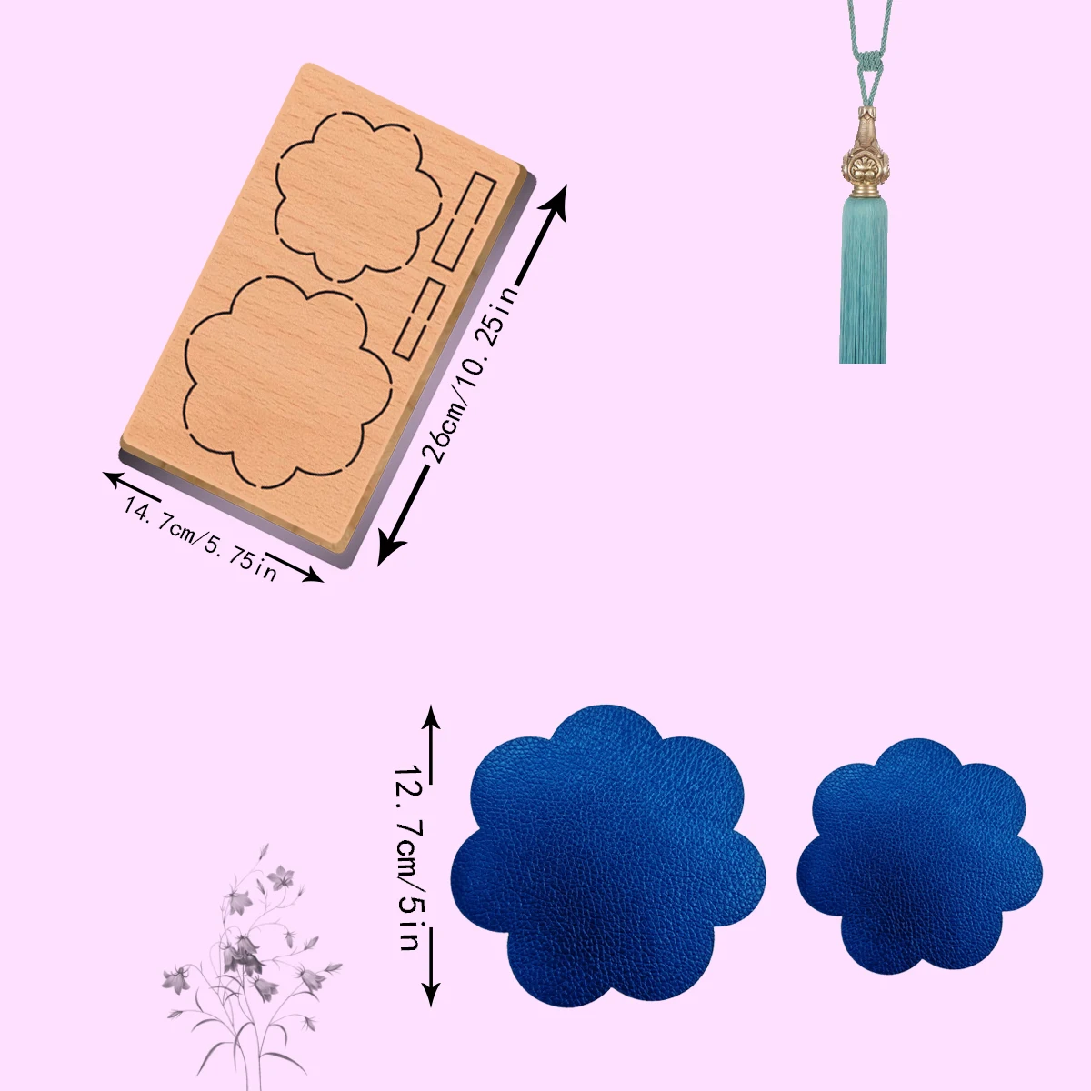 Формочки для вырезания из дерева в форме цветов, набор разных размеров, подходят для большинства машин.
Формочки для вырезания из дерева в форме цветов, набор разных размеров, подходят для большинства машин.