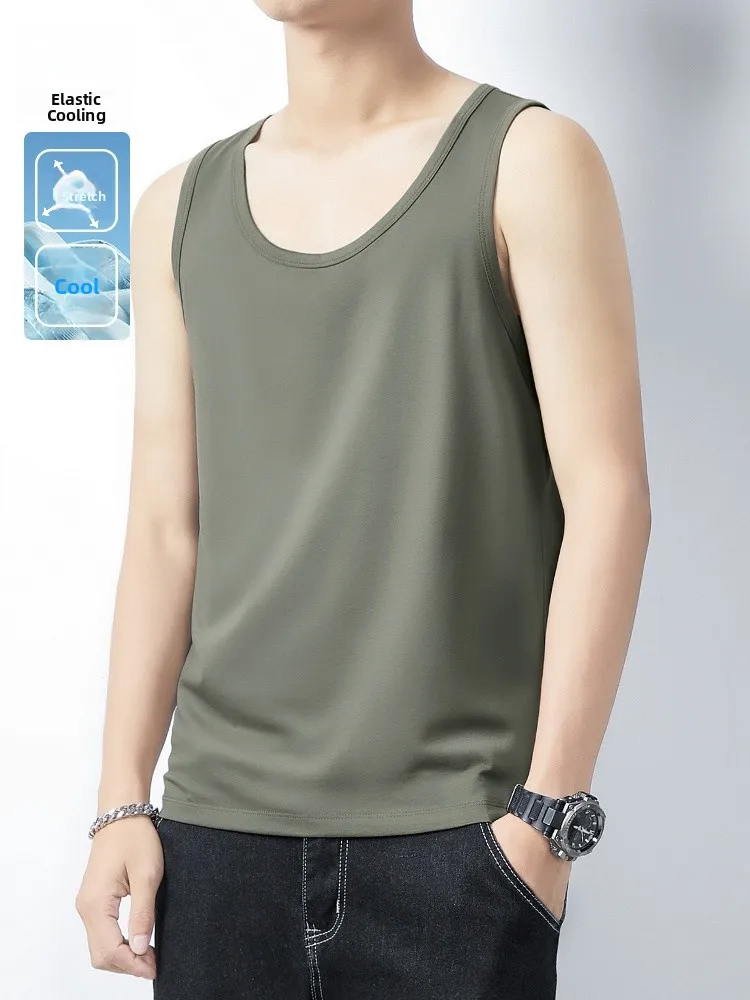 Ice Silk Modal Cotton Vest Men's Summer Loose Breathable Base Layer Sport Fitn Training Casual Svel T-irt
Ice Silk Modal Cotton Vest Men's Summer Loose Breathable Base Layer Sport Fitn Training Casual Svel T-irt