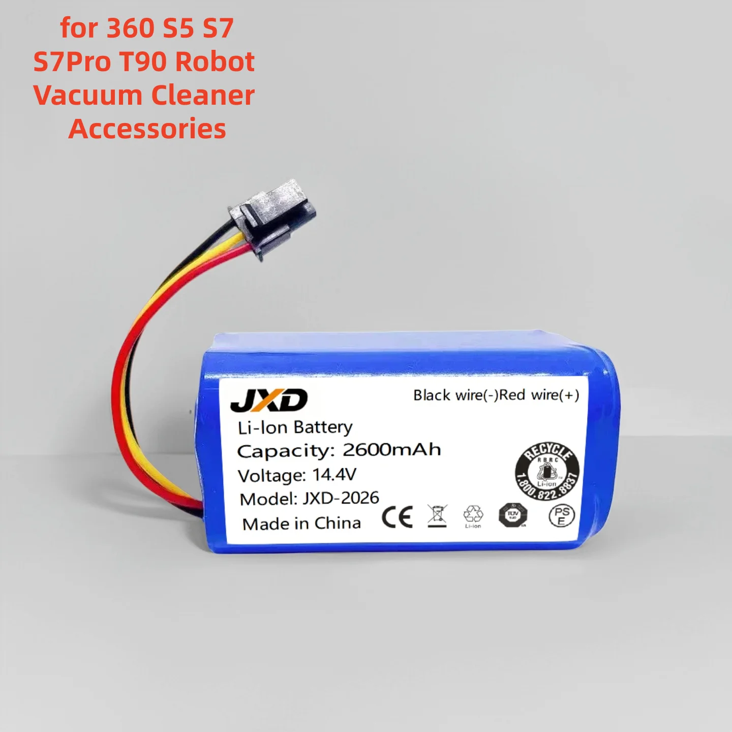 Сменная батарея 14.4V 2600mAh 3000mAh 3500mAh для роботов-пылесосов 360 S5 S7 S7Pro T90, аксессуары
Сменная батарея 14.4V 2600mAh 3000mAh 3500mAh для роботов-пылесосов 360 S5 S7 S7Pro T90, аксессуары