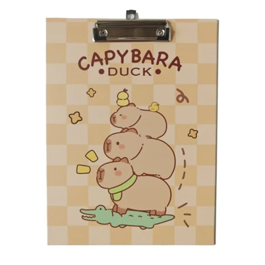 Capybara A4 Clipboard Set, Hardboard Writing Pad with Sturdy Clip, 9x12 Inch Clipboards for Office, School, Travel, Durable and
Capybara A4 Clipboard Set, Hardboard Writing Pad with Sturdy Clip, 9x12 Inch Clipboards for Office, School, Travel, Durable and