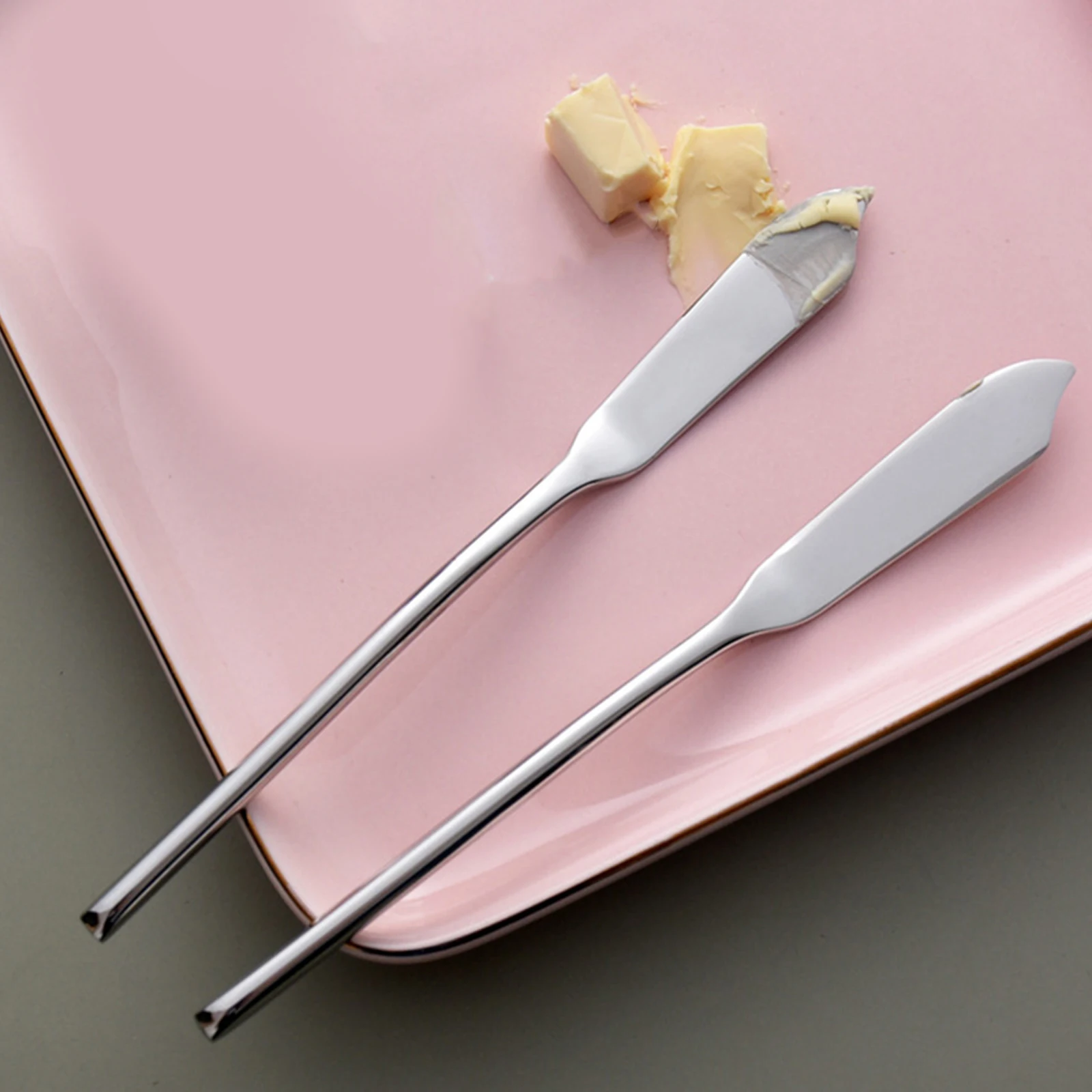 Creative Stainless Steel Butter Spatula Ergonomic Handle Cream Spreader Baking Supplies For Cake Cooking Mixing
Creative Stainless Steel Butter Spatula Ergonomic Handle Cream Spreader Baking Supplies For Cake Cooking Mixing
