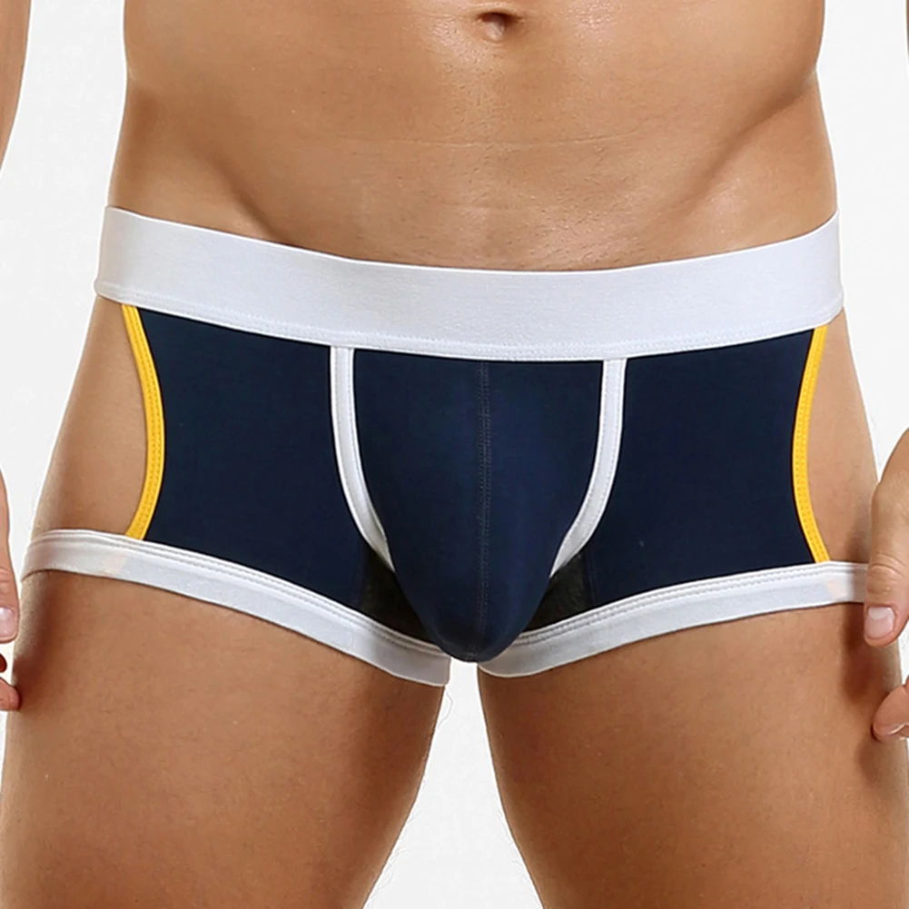 Men's Bulge Pouch Briefs Open Back Panties Sexy Elastic Underwear Low Waist Lingerie Shorts Hombre Seamless Underpants
Men's Bulge Pouch Briefs Open Back Panties Sexy Elastic Underwear Low Waist Lingerie Shorts Hombre Seamless Underpants
