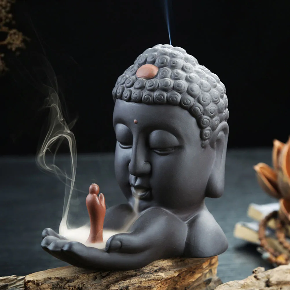 Incense Burner Delicate Ornament Buddha-Shaped Censer Household Backflow Zen Practical Exquisite Tea Ceremony
Incense Burner Delicate Ornament Buddha-Shaped Censer Household Backflow Zen Practical Exquisite Tea Ceremony