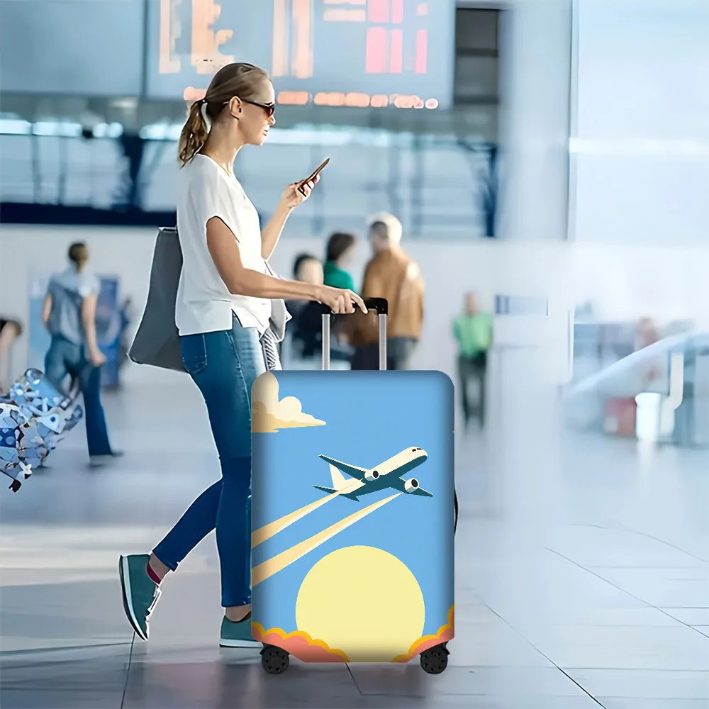 1PC Airplane Print Luggage Cover for Luggage Cases 18-32 Inch in Size; Dust and Elastic Travel Accessories to Protect Your Tr
1PC Airplane Print Luggage Cover for Luggage Cases 18-32 Inch in Size; Dust and Elastic Travel Accessories to Protect Your Tr