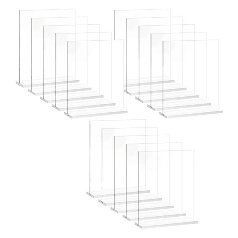 ABKP-Acrylic Sign Holder 5X7 15 Pack Vertical Clear Table Menu Display Vertical Clear Table Menu Display
ABKP-Acrylic Sign Holder 5X7 15 Pack Vertical Clear Table Menu Display Vertical Clear Table Menu Display