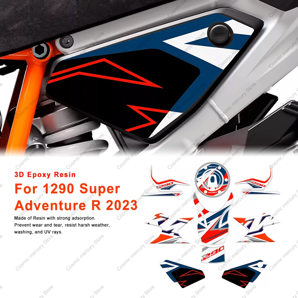For 1290 Super Adventure R 2023 Motorcycle Tank Pad Sticker Protective Stickers Kit 3D Gel Epoxy Resin Stickers
For 1290 Super Adventure R 2023 Motorcycle Tank Pad Sticker Protective Stickers Kit 3D Gel Epoxy Resin Stickers