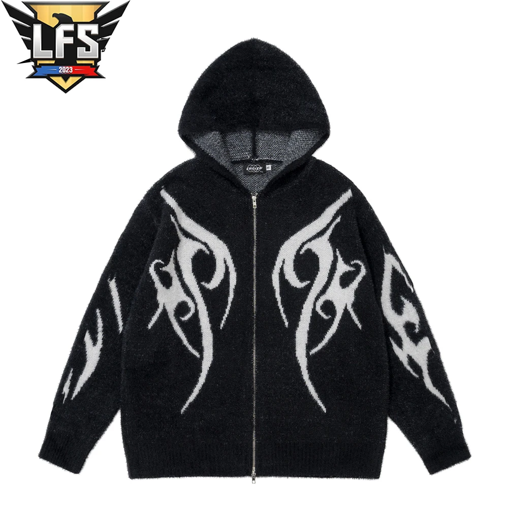Mens Vintage Gothic Print Zip Up Jacket Hip Hop Harajuku Streetwear All Match Cotton Coats Unisex Hooded Jacket Autumn Winter
Mens Vintage Gothic Print Zip Up Jacket Hip Hop Harajuku Streetwear All Match Cotton Coats Unisex Hooded Jacket Autumn Winter