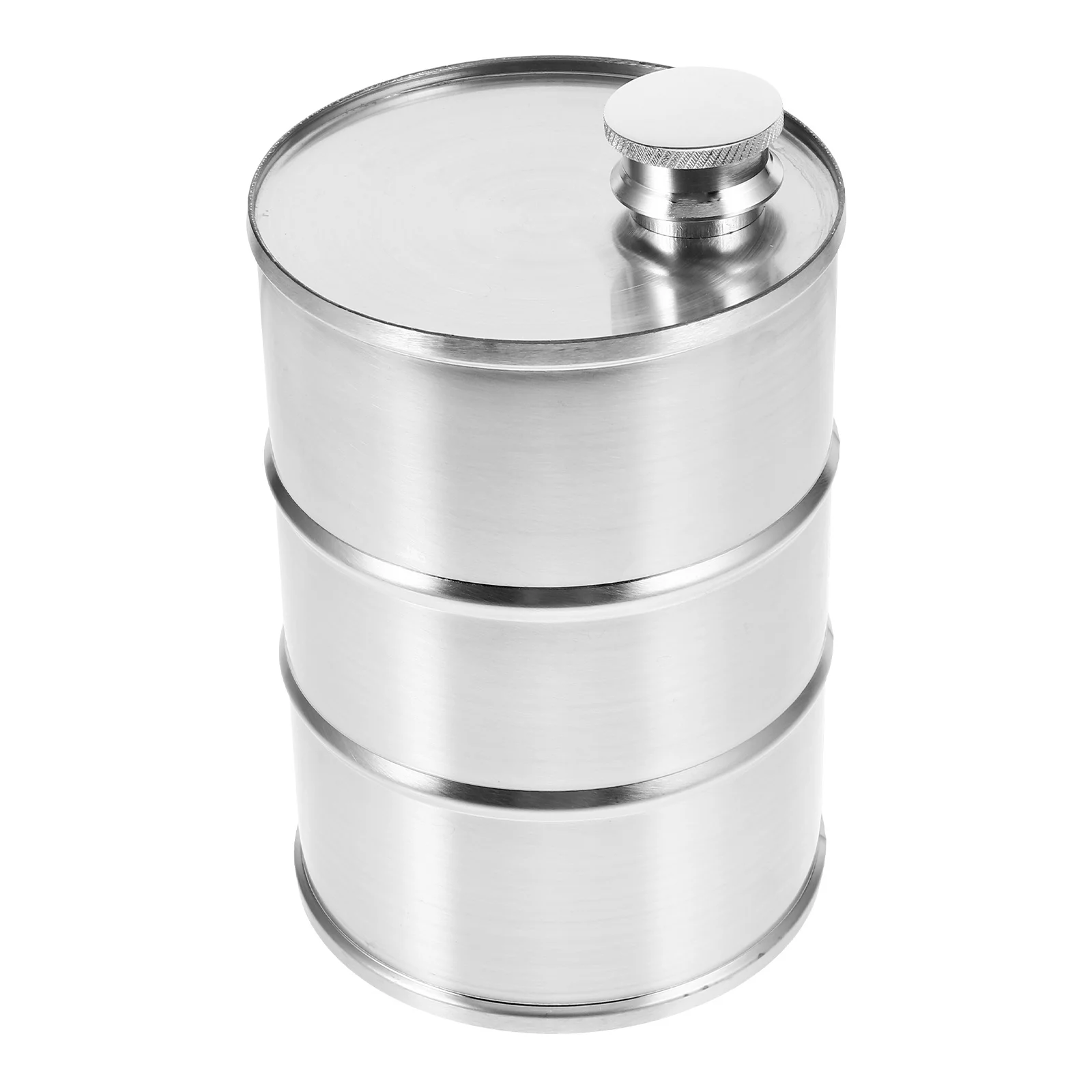 25Oz 750Ml 304 Stainless Steel Oil Barrel Metal Flask Portable Beverage Container For Camping Travel Coffee Can Wine Pail Juice
25Oz 750Ml 304 Stainless Steel Oil Barrel Metal Flask Portable Beverage Container For Camping Travel Coffee Can Wine Pail Juice